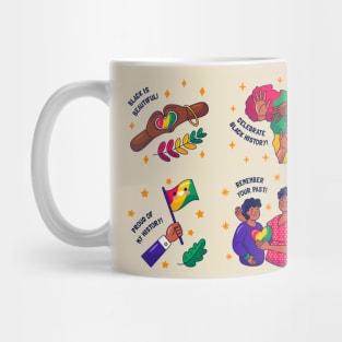 Kawaii Black History Month Mug